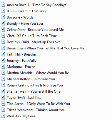 LOVE SONGS ALBUM vol.3